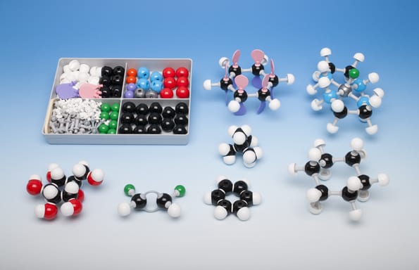Modèles moléculaires compacts : 30 atomes - Jeulin