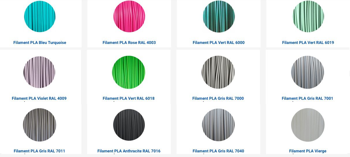 Filament PLA Jaune Fluo RAL 1026 - Francofil